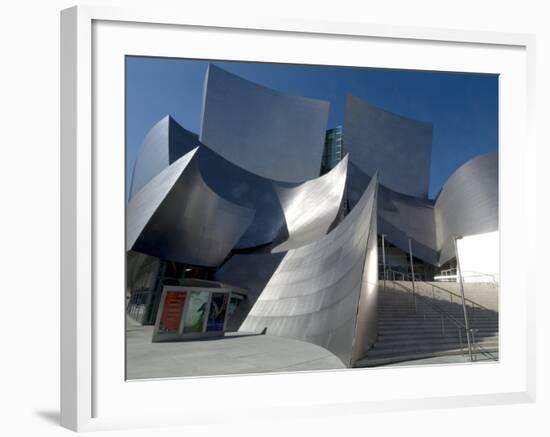 Walt Disney Concert Hall, Part of Los Angeles Music Center, Frank Gehry Architect, Los Angeles-Ethel Davies-Framed Photographic Print