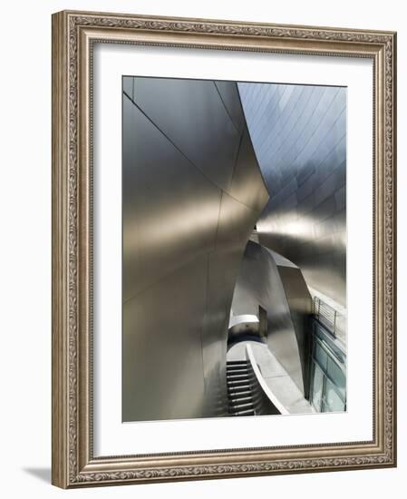 Walt Disney Concert Hall, Part of Los Angeles Music Center, Frank Gehry Architect, Los Angeles-Ethel Davies-Framed Photographic Print