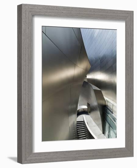 Walt Disney Concert Hall, Part of Los Angeles Music Center, Frank Gehry Architect, Los Angeles-Ethel Davies-Framed Photographic Print