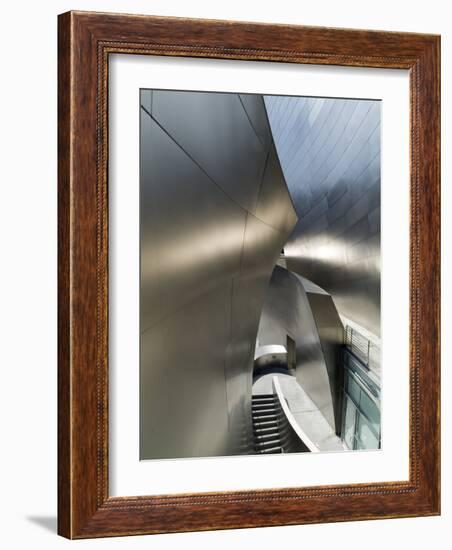 Walt Disney Concert Hall, Part of Los Angeles Music Center, Frank Gehry Architect, Los Angeles-Ethel Davies-Framed Photographic Print