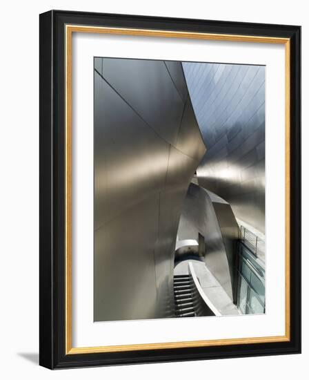 Walt Disney Concert Hall, Part of Los Angeles Music Center, Frank Gehry Architect, Los Angeles-Ethel Davies-Framed Photographic Print