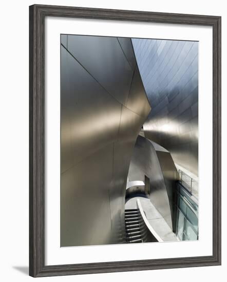 Walt Disney Concert Hall, Part of Los Angeles Music Center, Frank Gehry Architect, Los Angeles-Ethel Davies-Framed Photographic Print