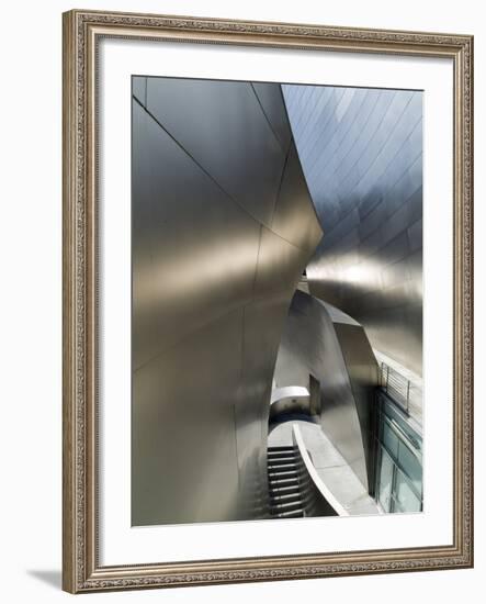 Walt Disney Concert Hall, Part of Los Angeles Music Center, Frank Gehry Architect, Los Angeles-Ethel Davies-Framed Photographic Print