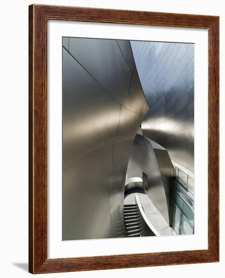 Walt Disney Concert Hall, Part of Los Angeles Music Center, Frank Gehry Architect, Los Angeles-Ethel Davies-Framed Photographic Print