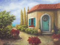 Front Garden Tuscan Dreams II-Walt Johnson-Art Print