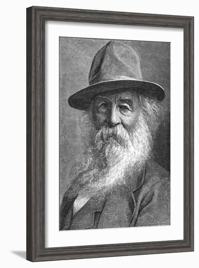 Walt Whitman (1819-189), American Poet, C1880S-null-Framed Giclee Print