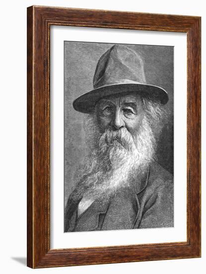 Walt Whitman (1819-189), American Poet, C1880S-null-Framed Giclee Print