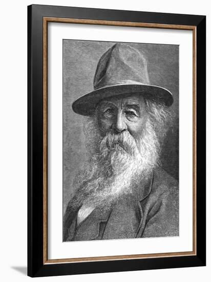 Walt Whitman (1819-189), American Poet, C1880S-null-Framed Giclee Print