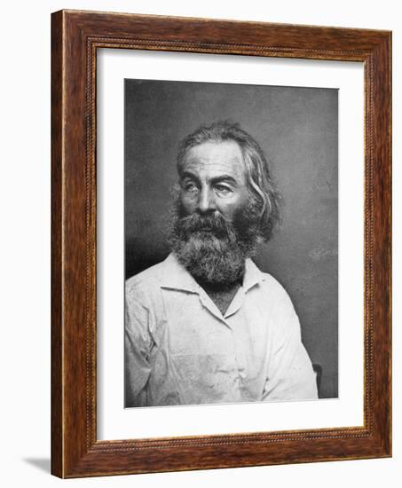 Walt Whitman (1819-189), American Poet, C1880S-MATHEW B BRADY-Framed Giclee Print