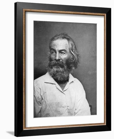 Walt Whitman (1819-189), American Poet, C1880S-MATHEW B BRADY-Framed Giclee Print