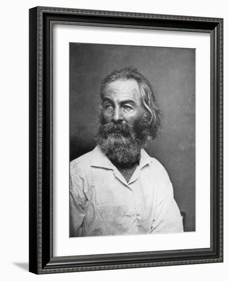 Walt Whitman (1819-189), American Poet, C1880S-MATHEW B BRADY-Framed Giclee Print