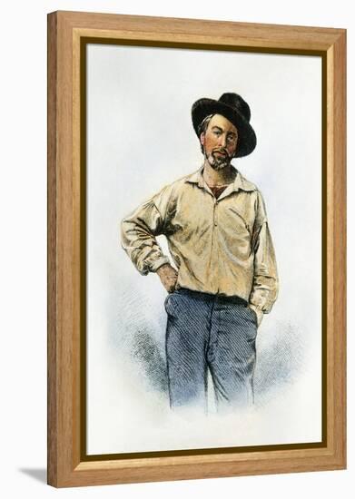 Walt Whitman (1819-1892)-Samuel Hollyer-Framed Premier Image Canvas