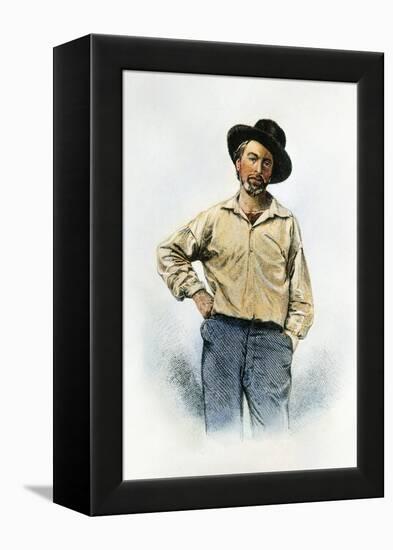 Walt Whitman (1819-1892)-Samuel Hollyer-Framed Premier Image Canvas