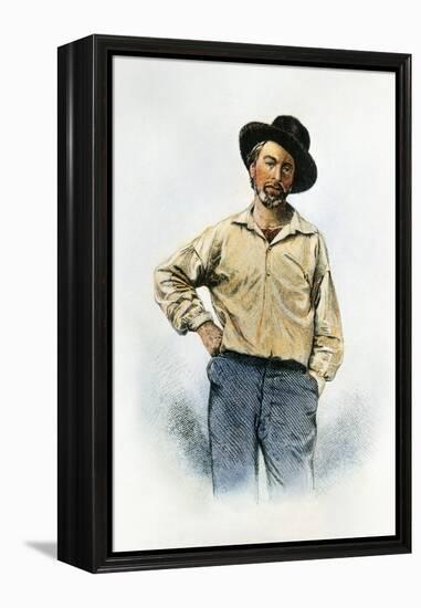 Walt Whitman (1819-1892)-Samuel Hollyer-Framed Premier Image Canvas