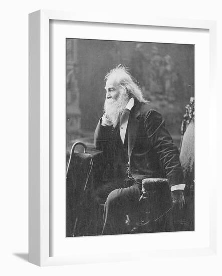 Walt Whitman, American Poet-Science Source-Framed Giclee Print