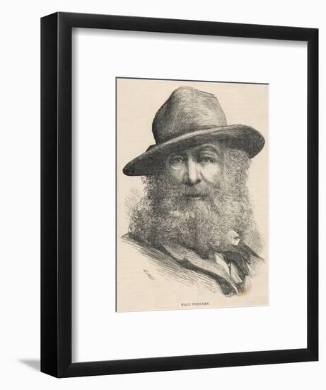 Walt Whitman American Poet-null-Framed Art Print