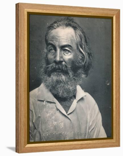 'Walt Whitman', c1862, (1939)-Mathew Brady-Framed Premier Image Canvas