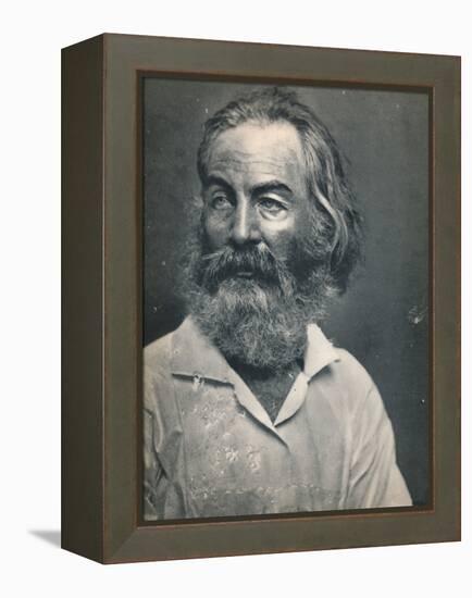 'Walt Whitman', c1862, (1939)-Mathew Brady-Framed Premier Image Canvas
