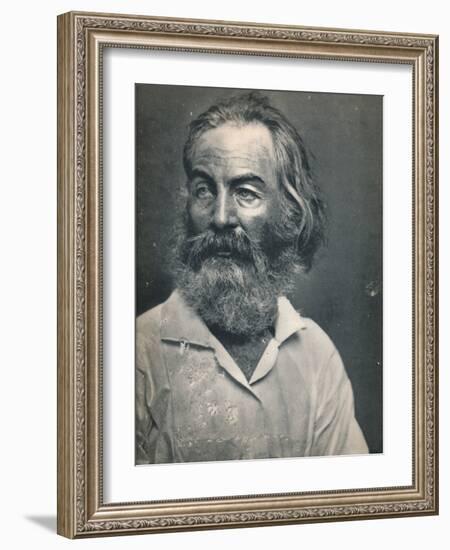 'Walt Whitman', c1862, (1939)-Mathew Brady-Framed Photographic Print