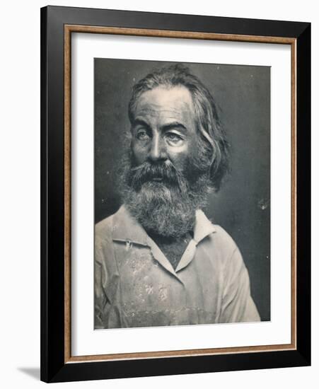 'Walt Whitman', c1862, (1939)-Mathew Brady-Framed Photographic Print