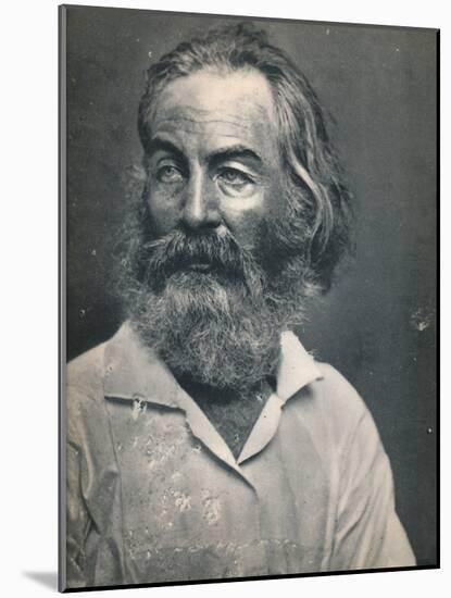 'Walt Whitman', c1862, (1939)-Mathew Brady-Mounted Photographic Print