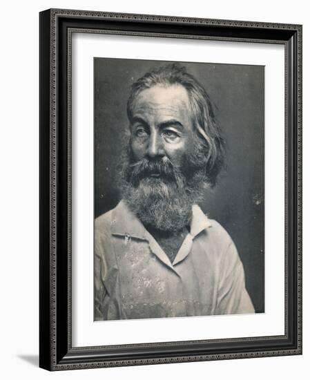 'Walt Whitman', c1862, (1939)-Mathew Brady-Framed Photographic Print