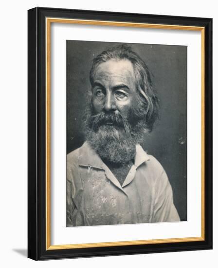 'Walt Whitman', c1862, (1939)-Mathew Brady-Framed Photographic Print