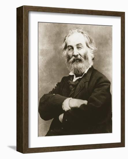 Walt Whitman-Mathew Brady-Framed Giclee Print