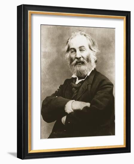 Walt Whitman-Mathew Brady-Framed Giclee Print