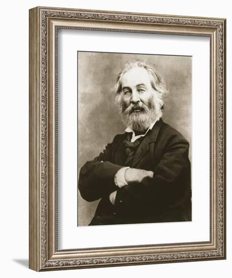 Walt Whitman-Mathew Brady-Framed Giclee Print