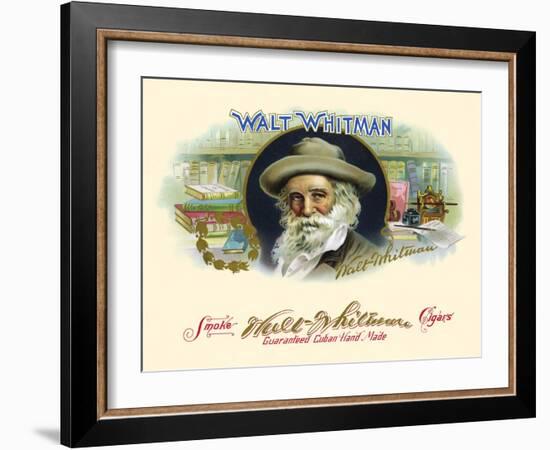 Walt Whitman-Haywood, Strasser & Voigt Litho-Framed Art Print