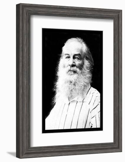 Walt Whitman-Mathew Brady-Framed Photo