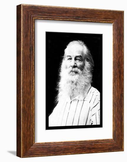 Walt Whitman-Mathew Brady-Framed Photo