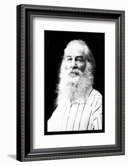 Walt Whitman-Mathew Brady-Framed Photo