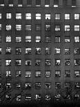 The Pattern of Lighted Office Windows in the RFC Building-Walter B^ Lane-Laminated Photographic Print