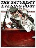 "Peasant Woman Selling Flowers," Saturday Evening Post Cover, May 19, 1923-Walter Beach Humphrey-Giclee Print