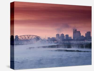 NAXART Studio 'SDF Louisville Luggage Tag I' Stretched Canvas Wall