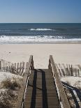 New York, Long Island, the Hamptons, Westhampton Beach, Beach View from Beach Stairs, USA-Walter Bibikow-Photographic Print