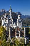 Germany, Bavaria, Hohenschwangau, Schloss Neuschwanstein castle, elevated view, fall-Walter Bibikw-Photographic Print