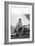 Walter Bonatti on the Eiger-Mario de Biasi-Framed Giclee Print