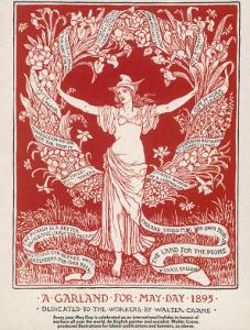 A Garland for May Day, 1895 by Walter Crane