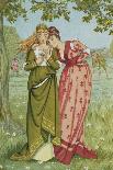 The Lovers' Tree-Walter Crane and Kate Greenaway-Framed Giclee Print