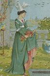 He Loves Me, He Loves Me Not-Walter Crane and Kate Greenaway-Mounted Giclee Print