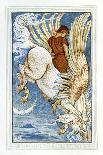 Tile Design of Heron and Fish, by Walter Crane-Walter Crane-Giclee Print