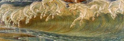 The Horses of Neptune, 1892-Walter Crane-Giclee Print