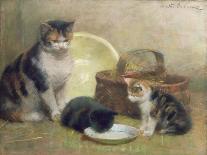 Cat and Kittens, 1889-Walter Frederick Osborne-Giclee Print
