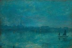 Nocturne in Blue and Gold (Oil on Canvas)-Walter Greaves-Giclee Print