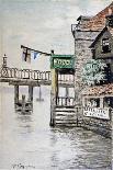 'Old Battersea Bridge', 1874 (1933)-Walter Greaves-Giclee Print