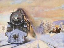 When Winter Comes, New York Central Lines-Walter L. Green-Laminated Giclee Print