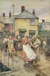 When the Boats are Away, 1903-Walter Langley-Giclee Print